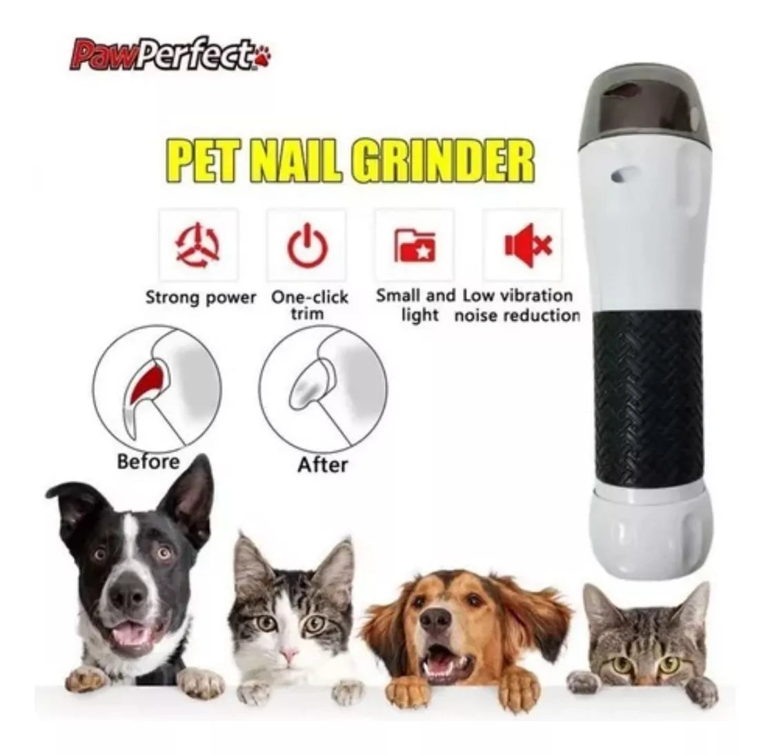 Limador y gastador de uñas para Mascota